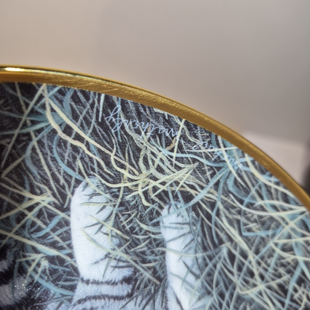National Wildlife Federation White Tigers Plate Michael Matherly Limited - Picture 4 of 6